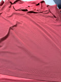 Men's Red Striped Polo Shirt