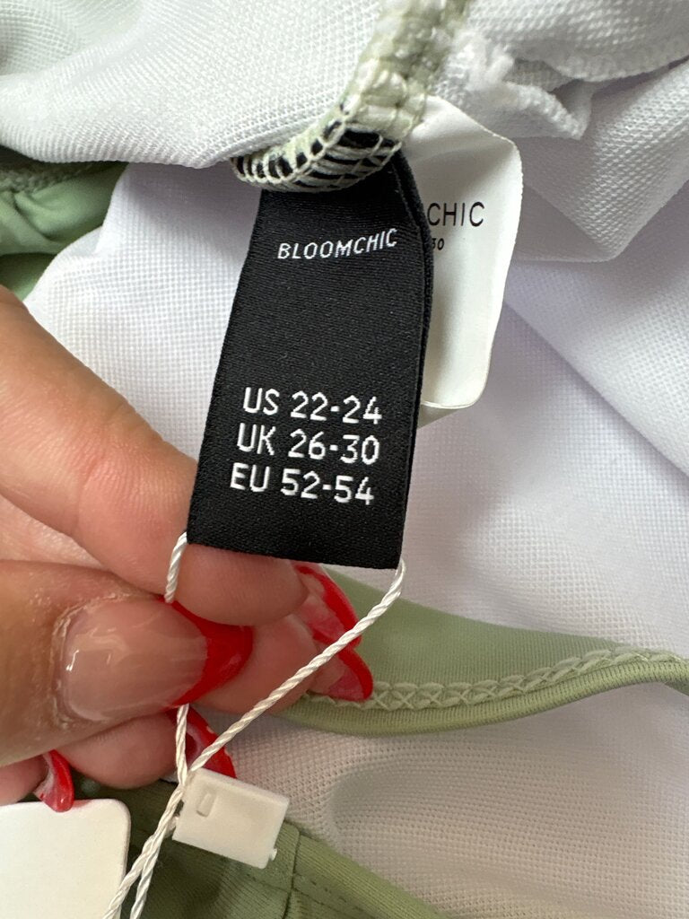 Bloomchic Plus Size Green Dress