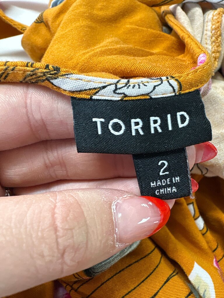 Torrid Floral Print Dress