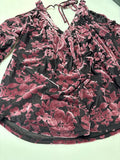 Always Indigo Floral Top