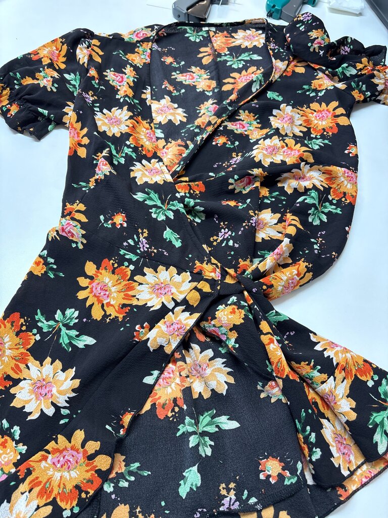 Floral Wrap Dress
