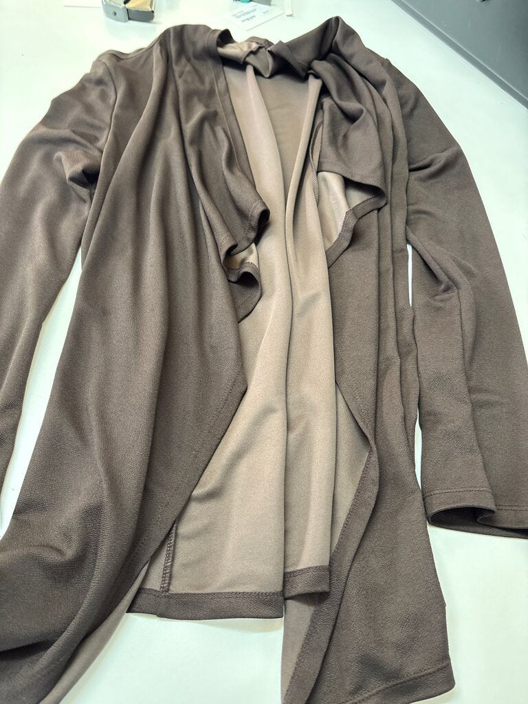 Brown Layered Cardigan