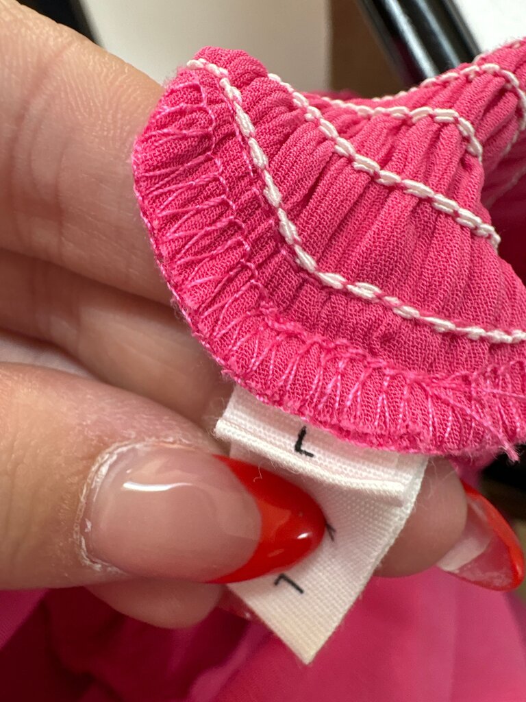 Pink Ruffled Dress