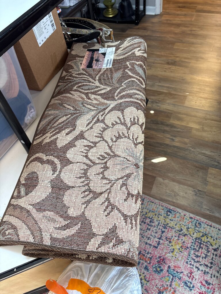 Cambridge Collection Leaves Mum Area Rug