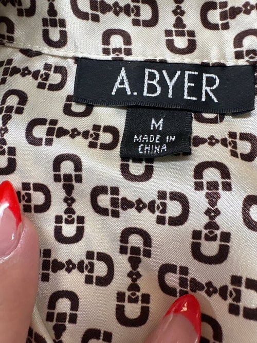 A. Byer Women's Printed Blouse