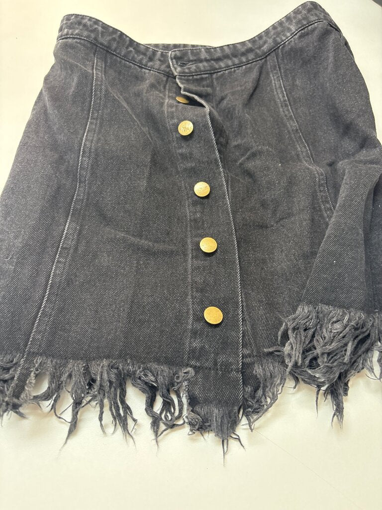 Forever 21 Black Denim Skirt