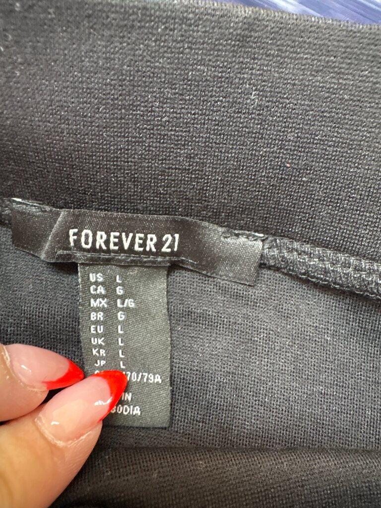 Forever 21 Black Ruffled Skirt
