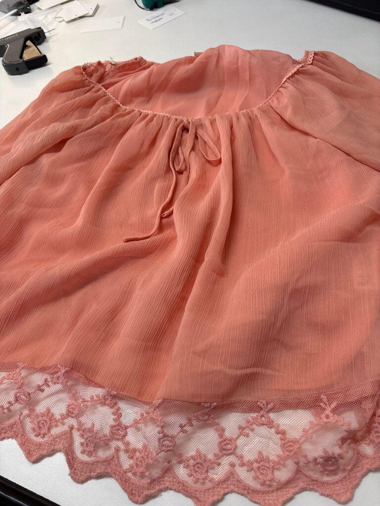 Forever 21 Pink Chiffon Top