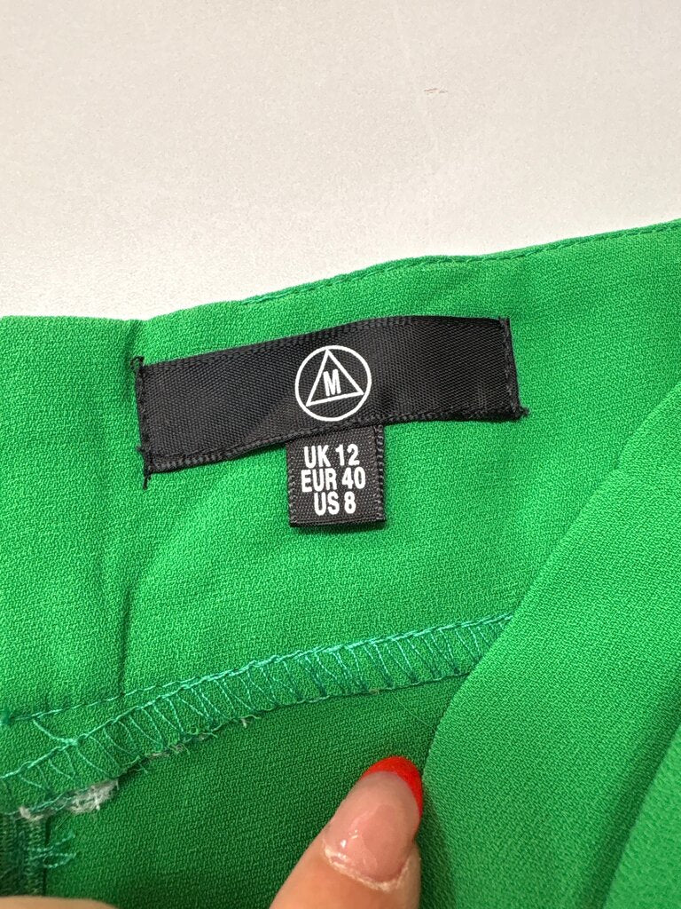 Green Bow Tie Front Shorts