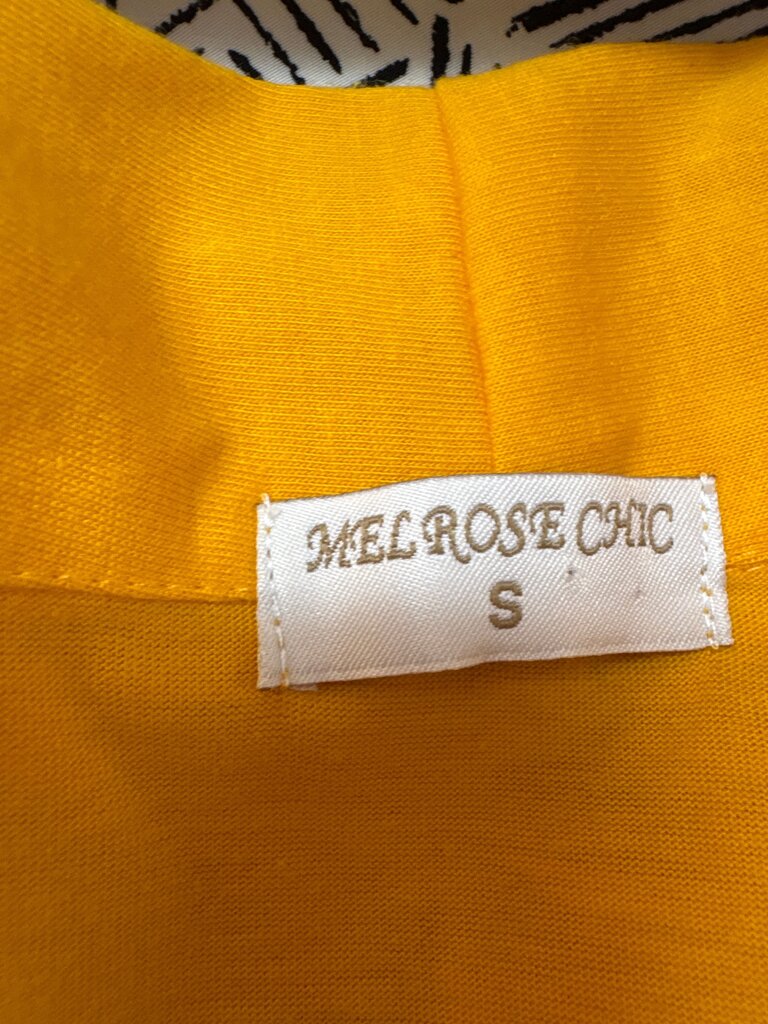 Melrose Chic Yellow Cardigan