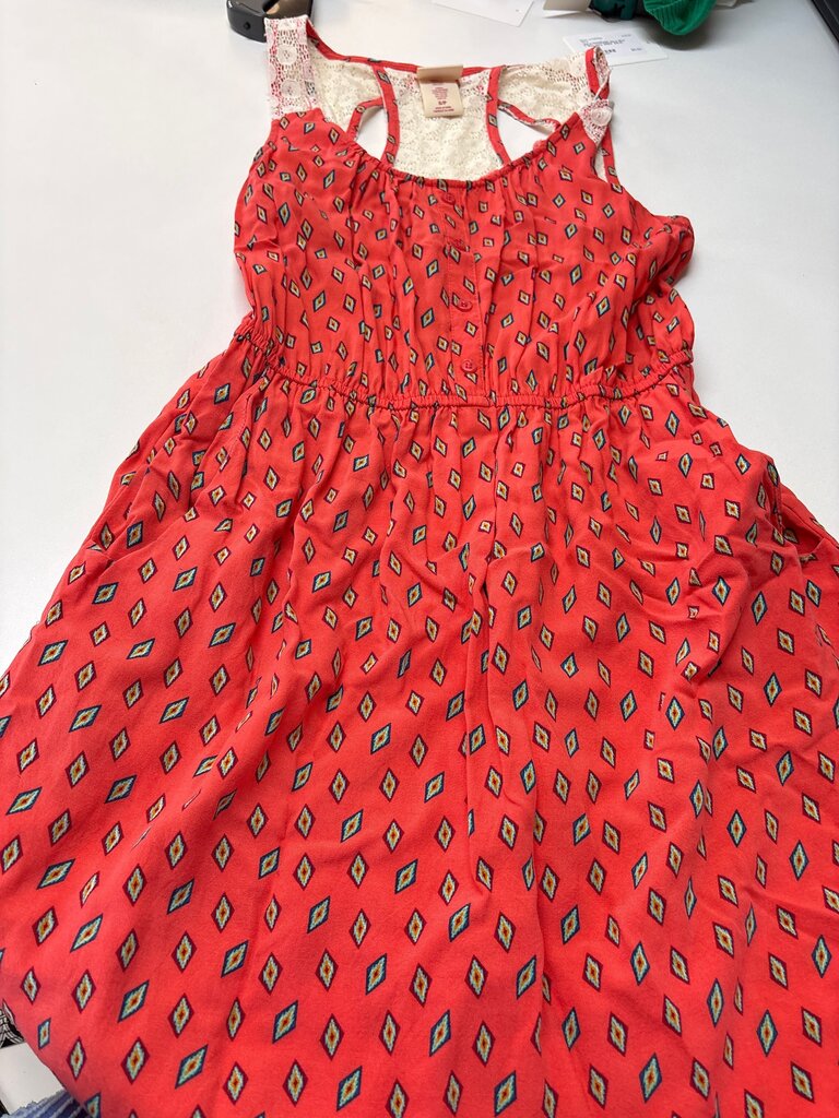 Mossimo Red Diamond Print Dress