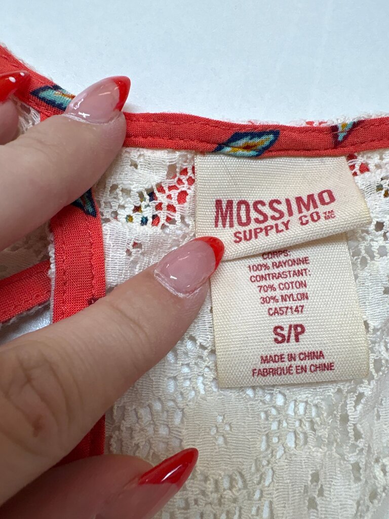 Mossimo Red Diamond Print Dress