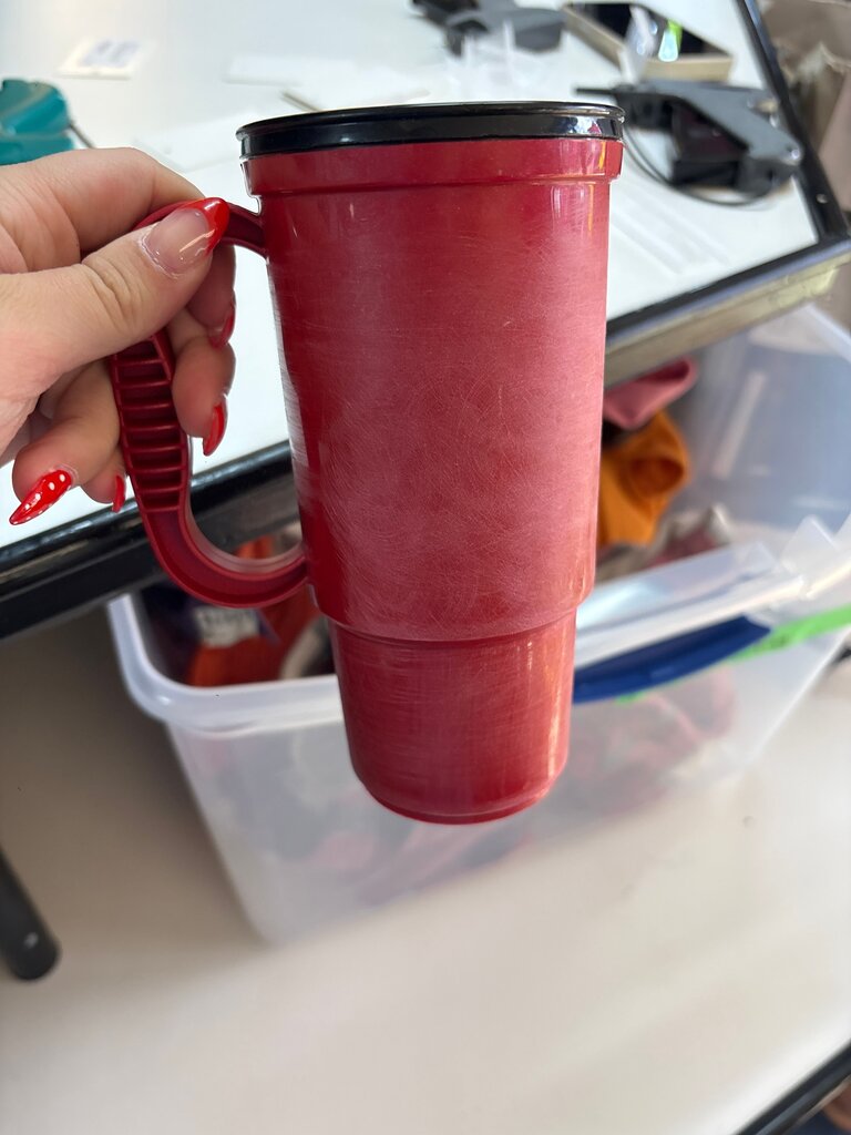 Red Insulated Travel Mug