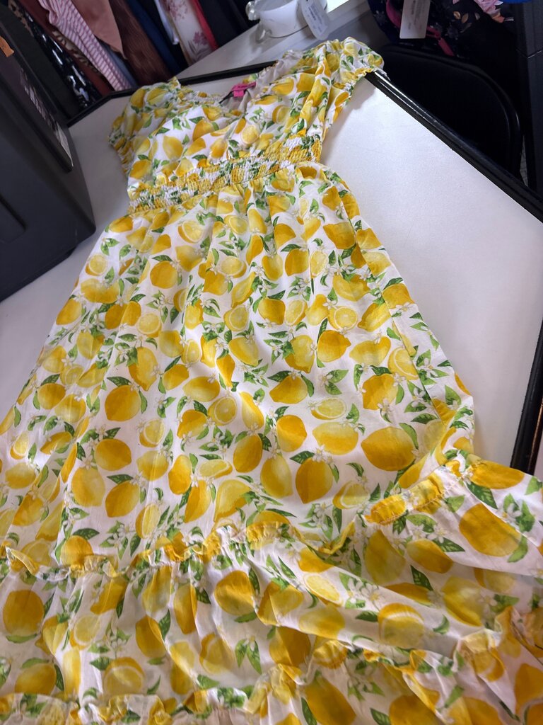 Betsey Johnson Lemon Print Dress