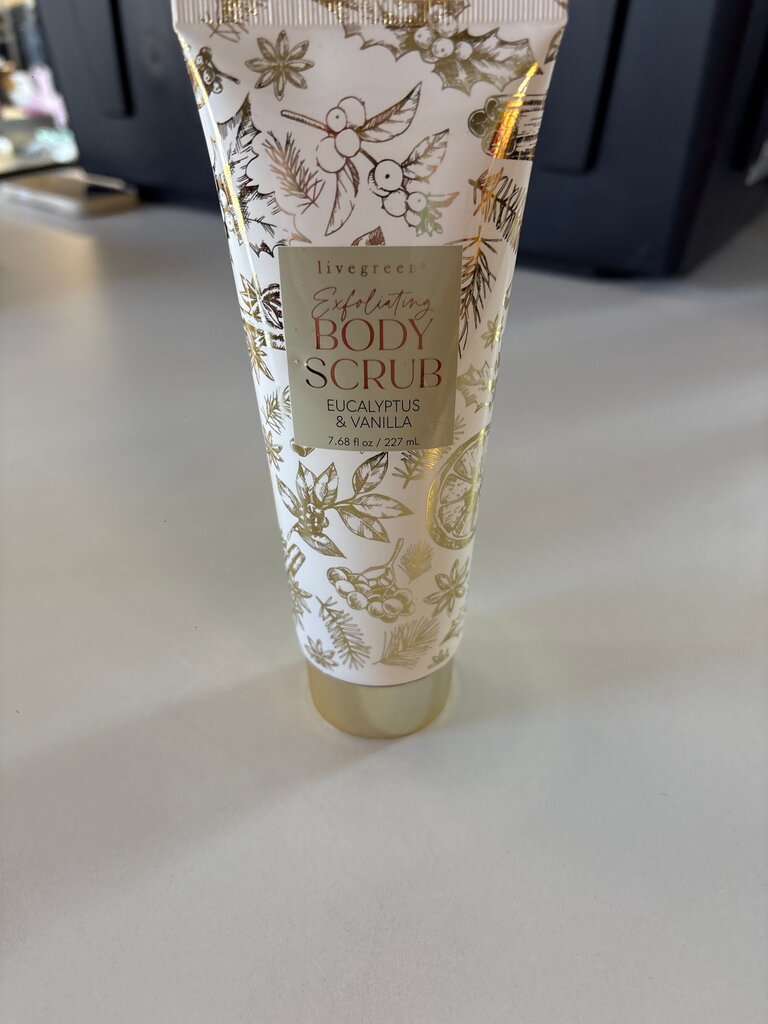 Livegreen Exfoliating Body Scrub Eucalyptus & Vanilla