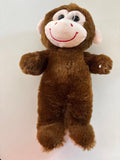 Plush Brown Monkey Toy
