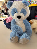 Blue and White Plush Bear