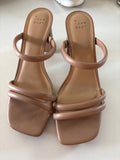 a new day Women's Square Toe Heeled Sandals