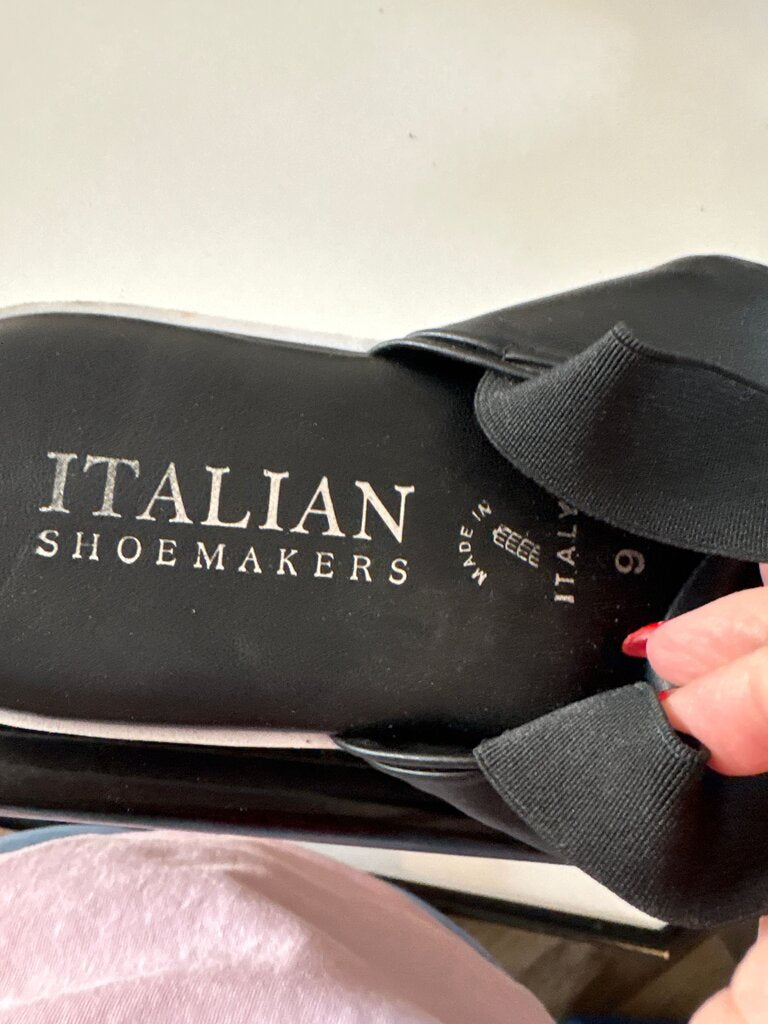 Italian Shoemakers Black Sandals