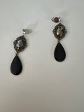 Vintage Black Drop Earrings