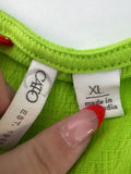 Cato Women's XL Lime Green Top