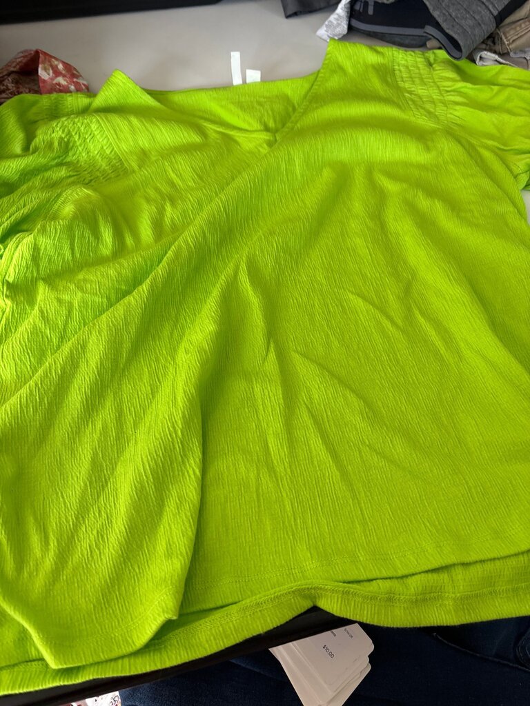 Cato Women's XL Lime Green Top