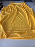 Yellow Eyelet Tank Top