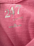 247 by Maurices Pink Striped Top