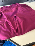 Women's Burgundy Scrub Top and Pants Set