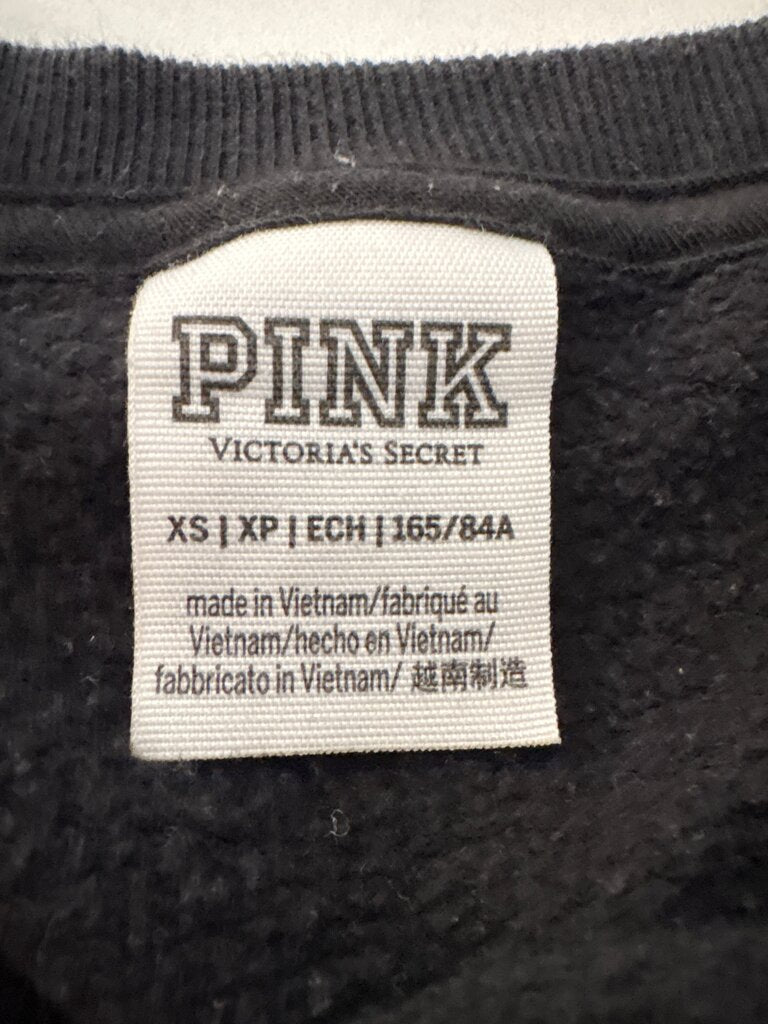 Victoria's Secret PINK Black Sweatshirt