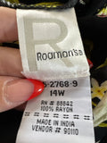 Roaman's Floral Rayon Dress Size 14W