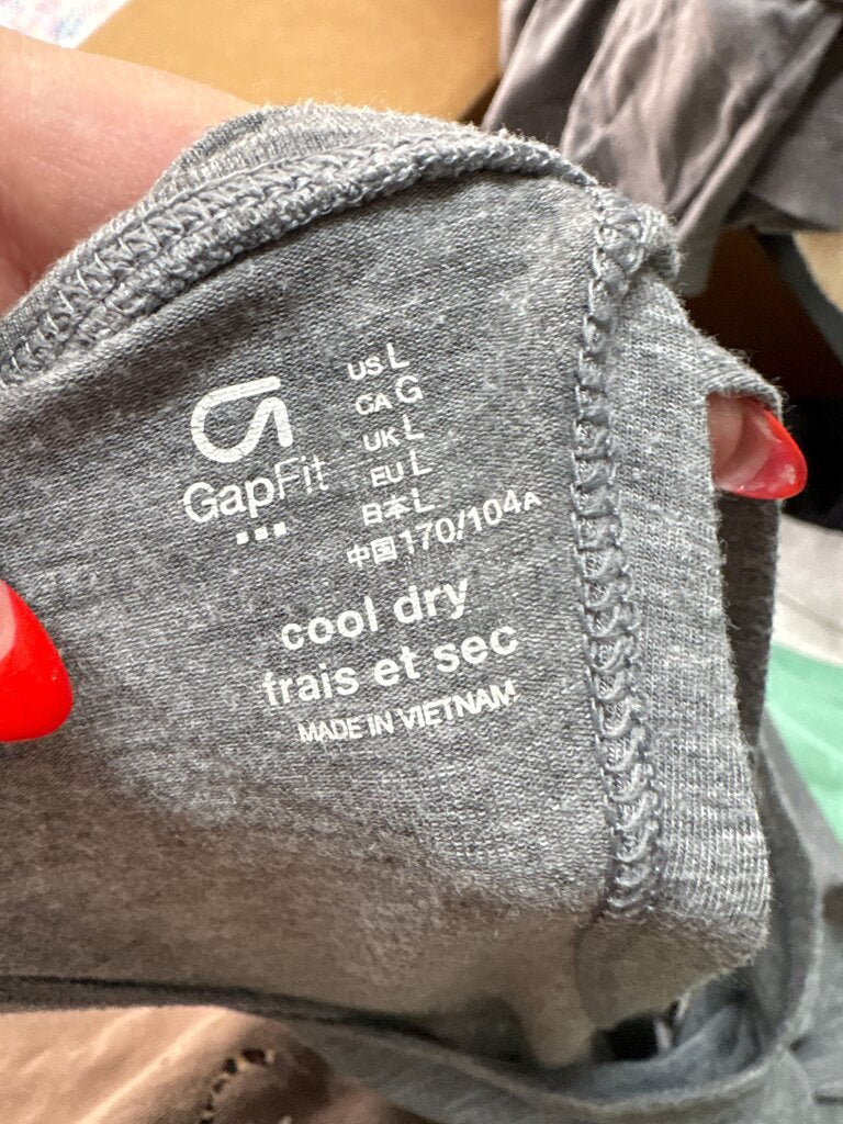 GapFit Cool Dry Gray Tank Top