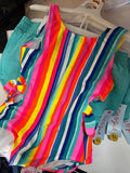Cat & Jack Multicolor Striped Swimsuit