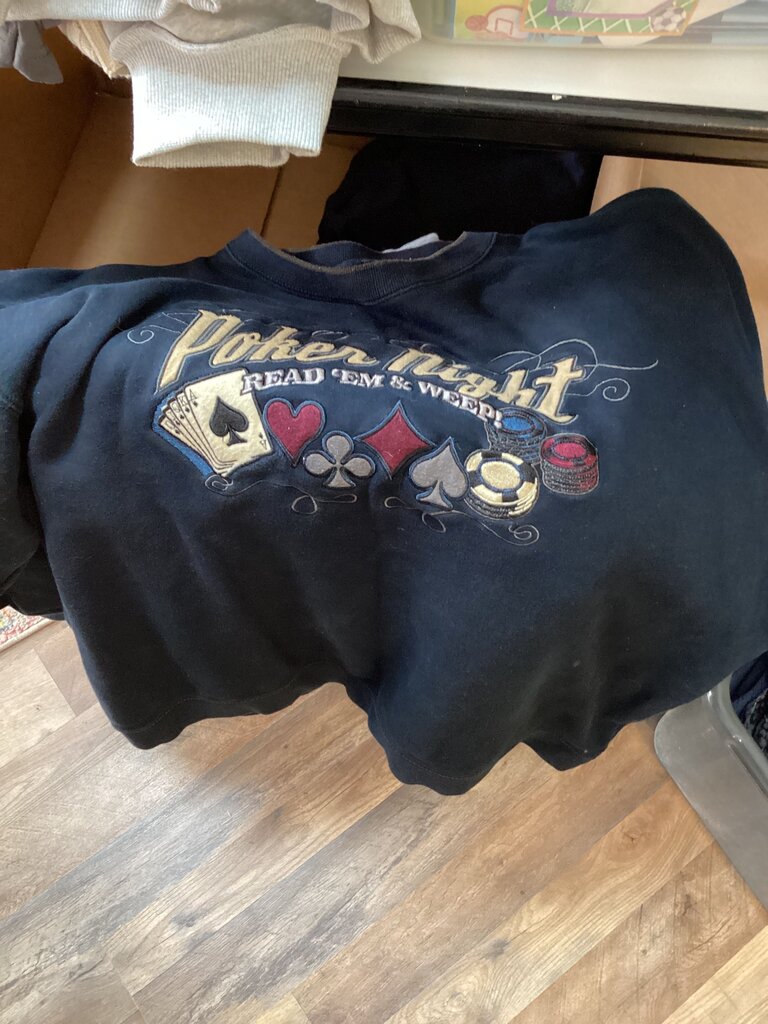 Poker Night Graphic Sweatshirt