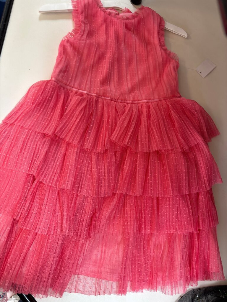 Girls Pink Ruffled Dress by Zenzi