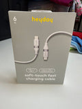heyday 6ft Soft-Touch Fast Charging Cable