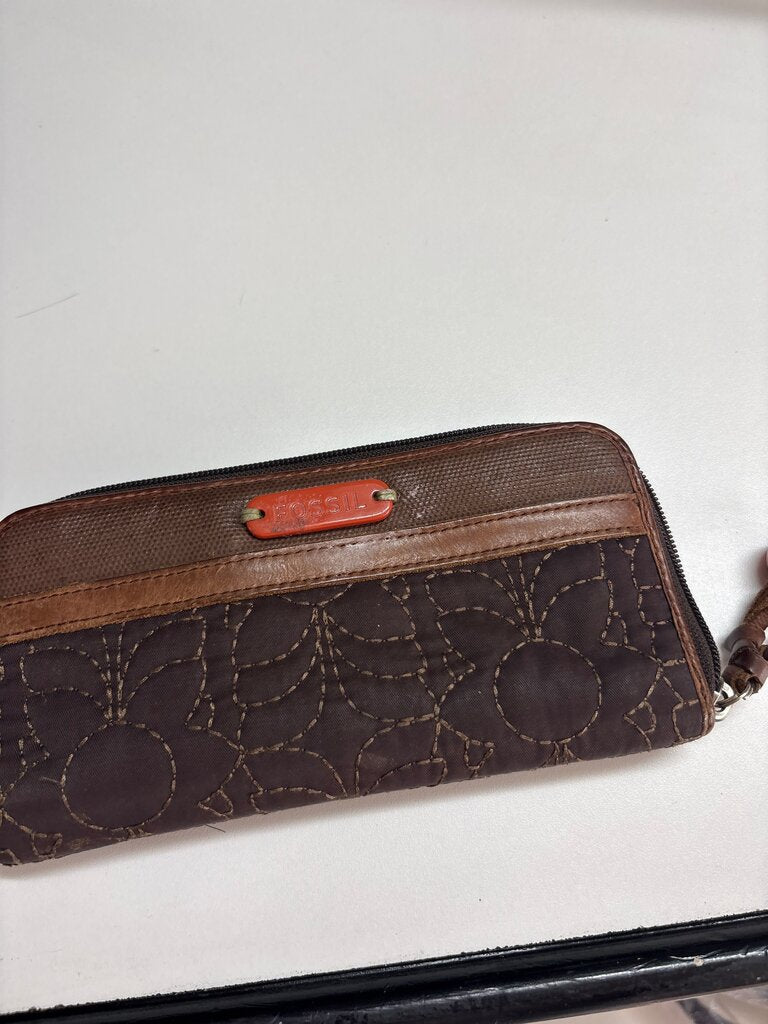Fossil Brown Leather Wallet
