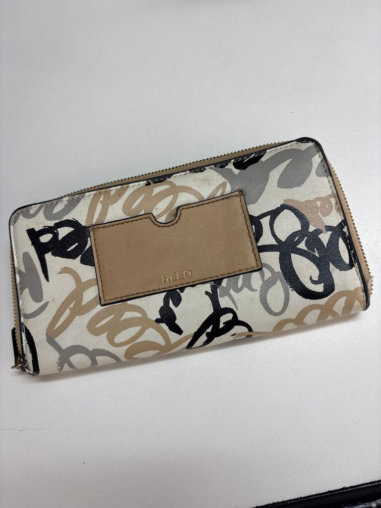 Reed Printed Long Wallet