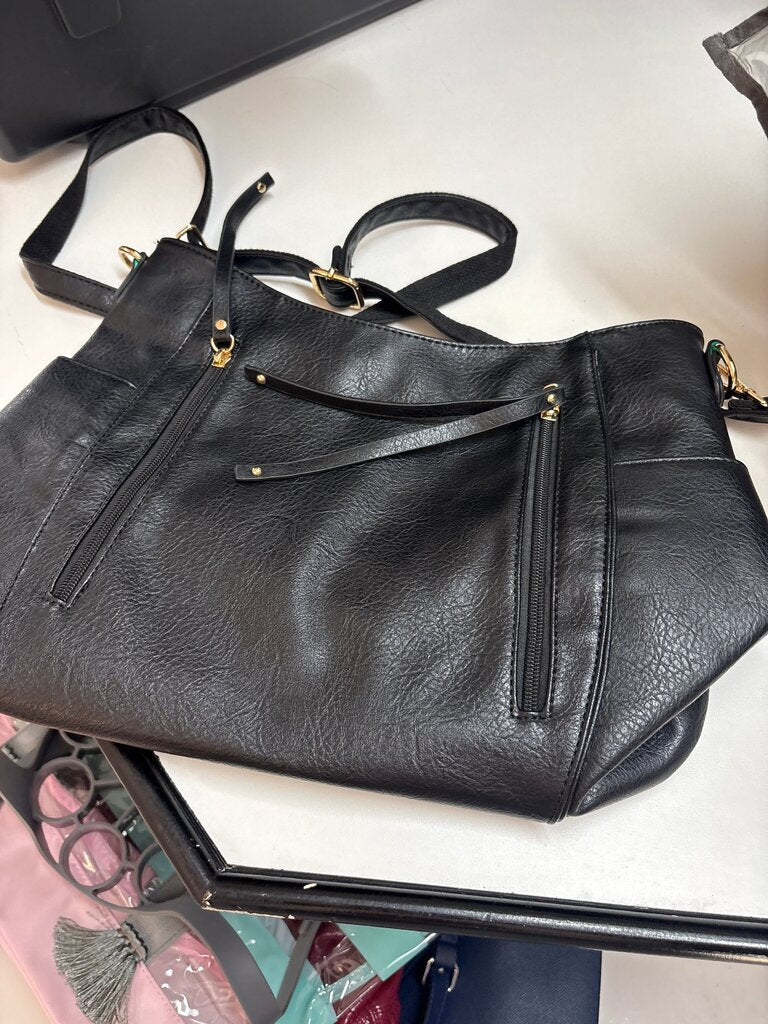 Black Leather Handbag
