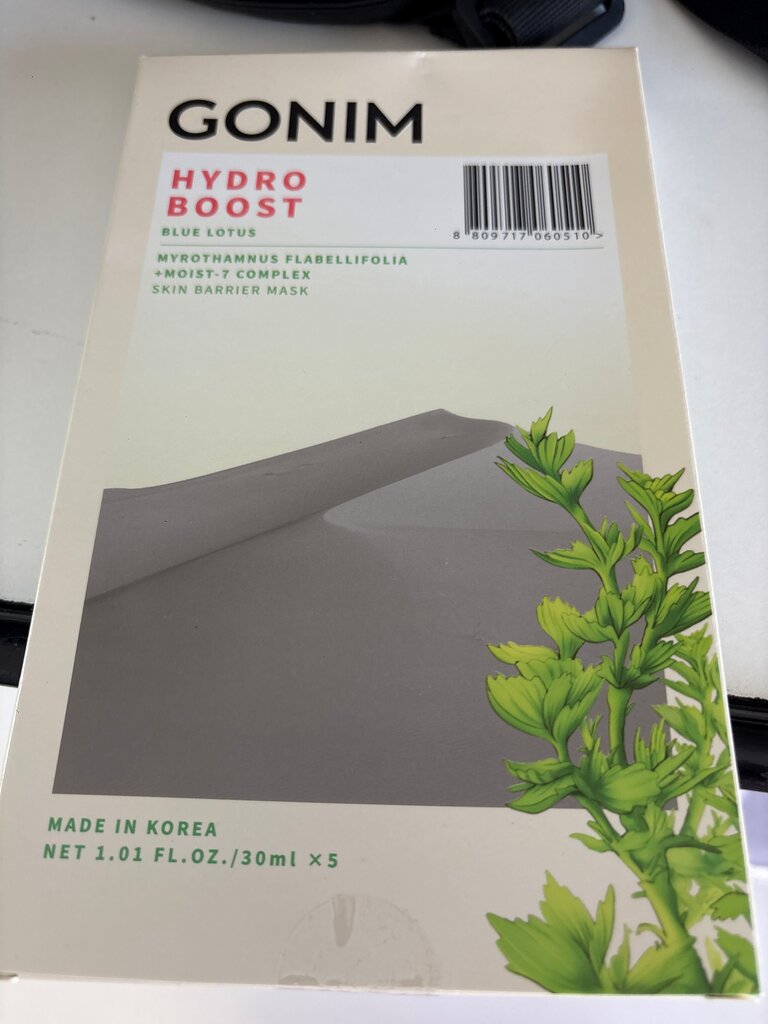 GONIM Hydro Boost Blue Lotus Skin Barrier Mask