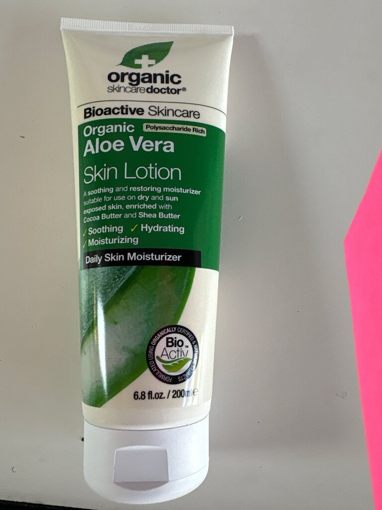 Organic Aloe Vera Skin Lotion