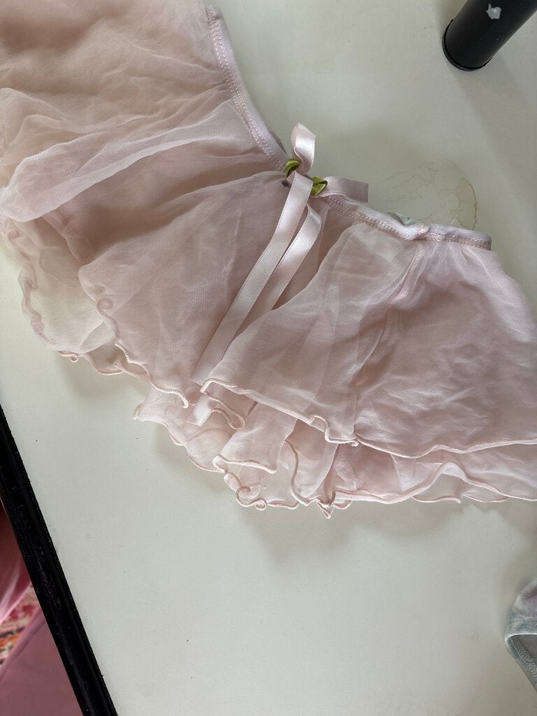 Girls Ballet Skirt in Blush Pink