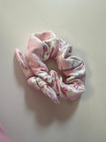 Floral Pink Scrunchie