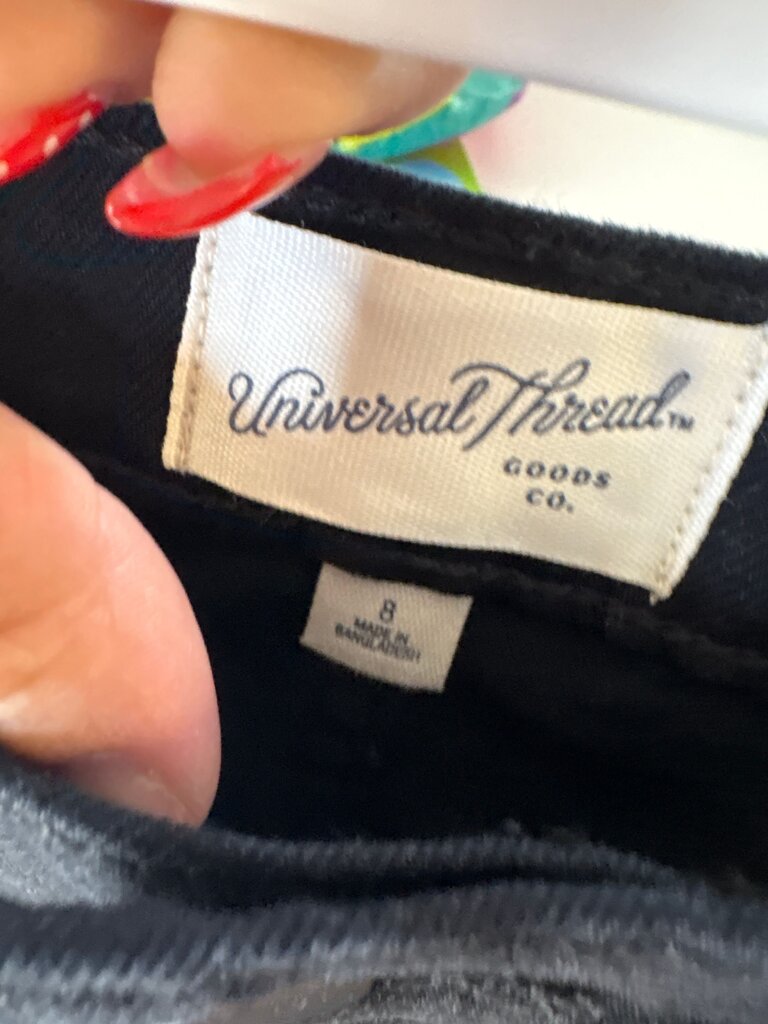 Universal Thread Women's Black Jeans Size 8
