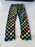 Colorful Checkered Leggings for Kids