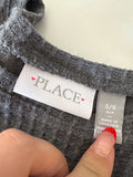 Gray Long Sleeve Layered Top