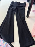 Old Navy Women's Black Ribbed Flare Pants