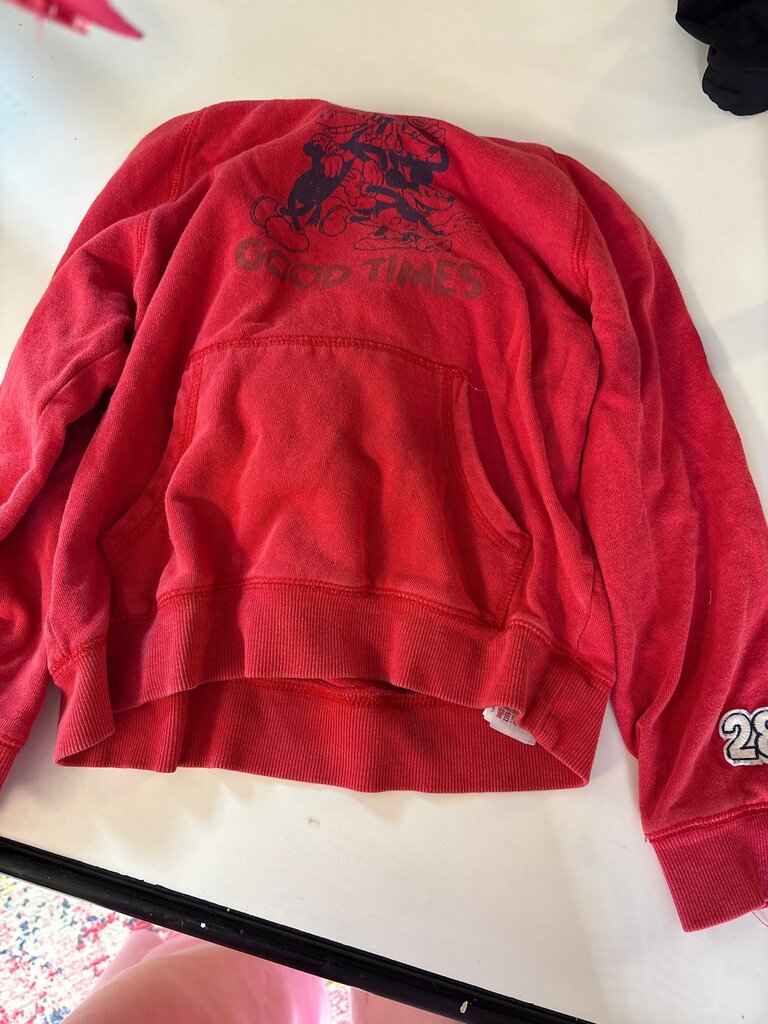 Disney Mickey Mouse Red Hoodie