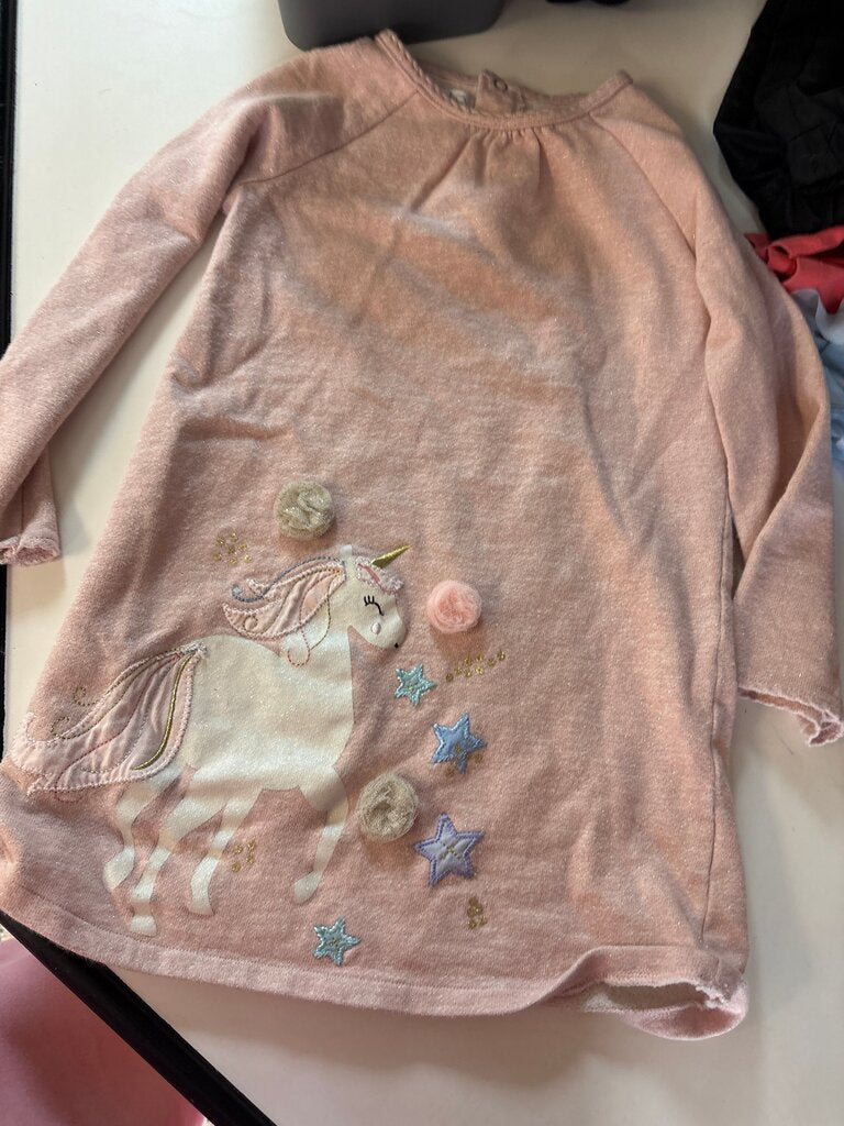 Mud Pie Unicorn Long Sleeve Shirt