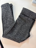 Women's Black and White Striped Leggings